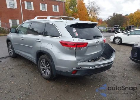 2018 Toyota Highlander Xle из США, поврежденный, VIN 5TDJZRFH7JS875425